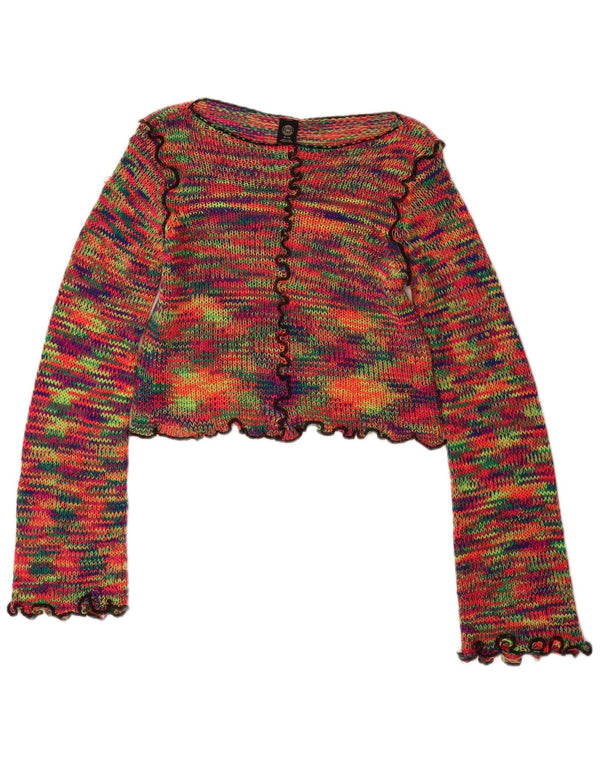 Urban Outfitters Girls Boat Neck Jumper Sweater 11-12 Years XL Multicoloure