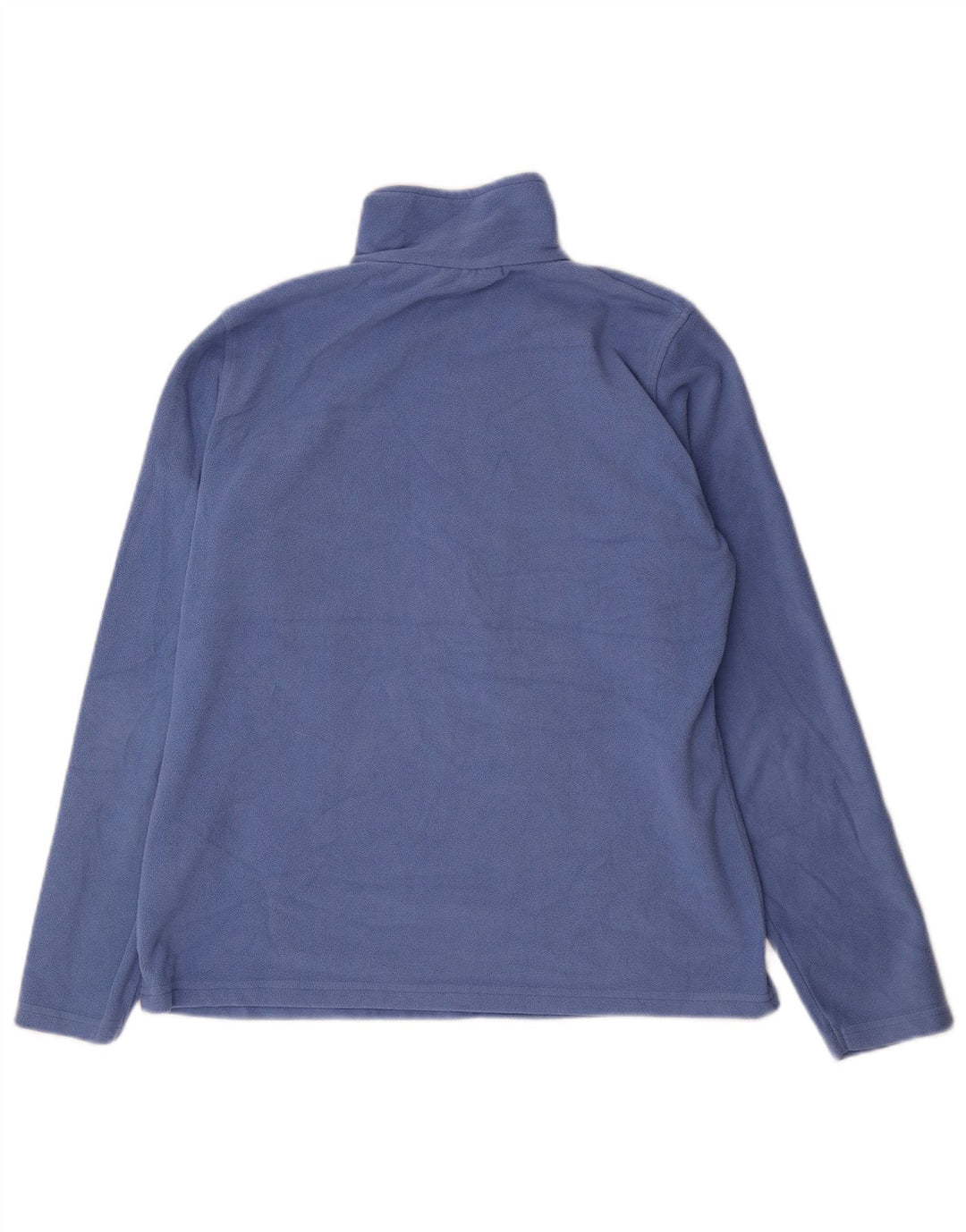 Mountain Warehouse Womens Zip Neck Fleece Jumper UK 12 Medium Blue