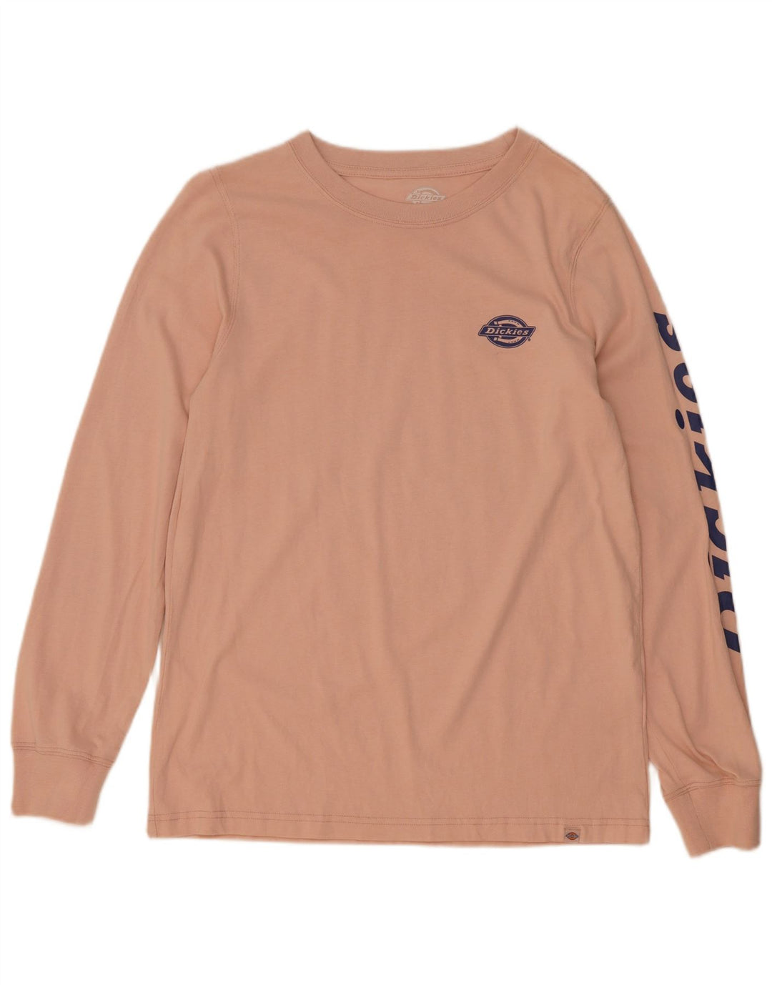 Dickies Womens Graphic Top Long Sleeve UK 12 Medium Pink