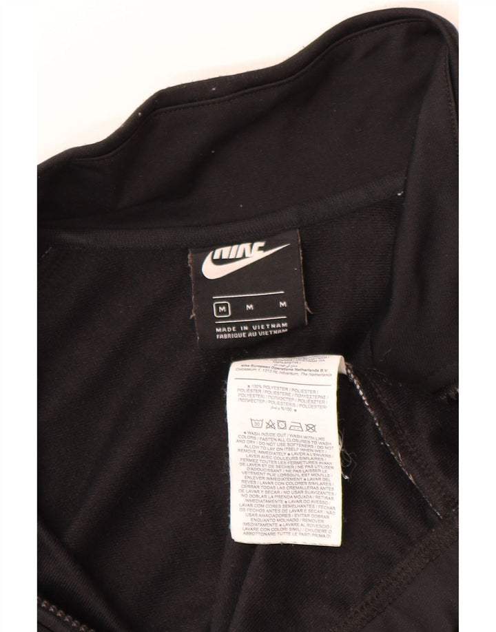 Nike Mens Tracksuit Top Jacket Medium Black Polyester