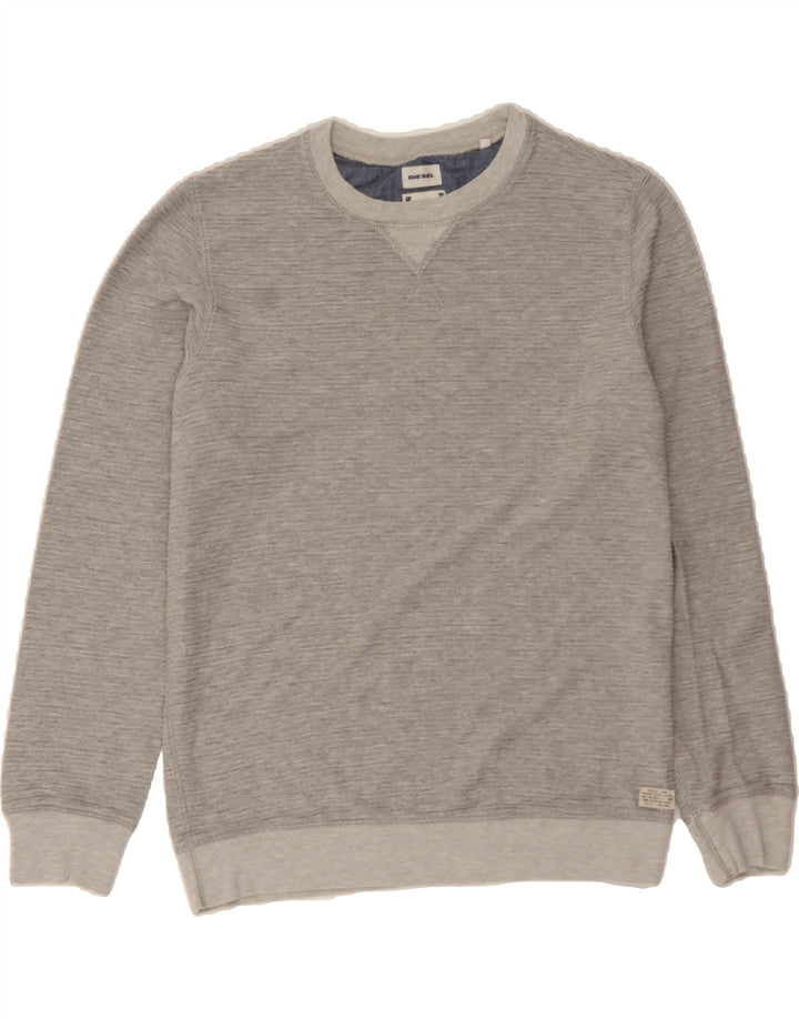 DIESEL Mens Sweatshirt Jumper Large Grey Cotton Vintage Diesel and Second-Hand Diesel from Messina Hembry 