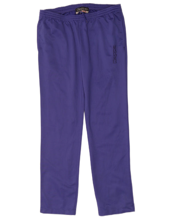 Kappa Womens Tracksuit Trousers UK 14 Large Purple Polyester