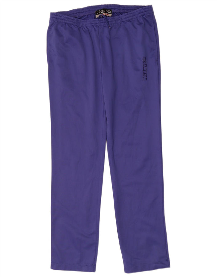 Kappa Womens Tracksuit Trousers UK 14 Large Purple Polyester