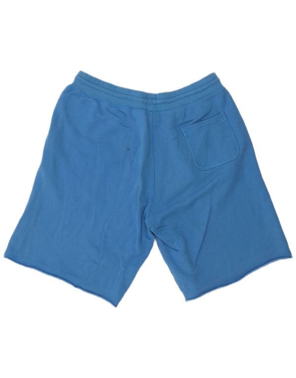 Nike Mens Graphic Sport Shorts Large  Blue Cotton