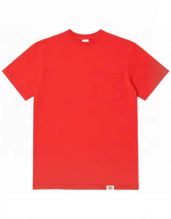 Dickies Mens T-Shirt Top Large Red Cotton