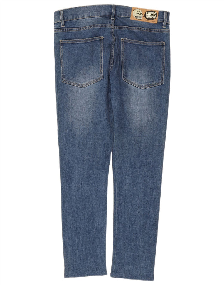 Cheap Monday Mens Slim Jeans W30 L29 Blue Cotton