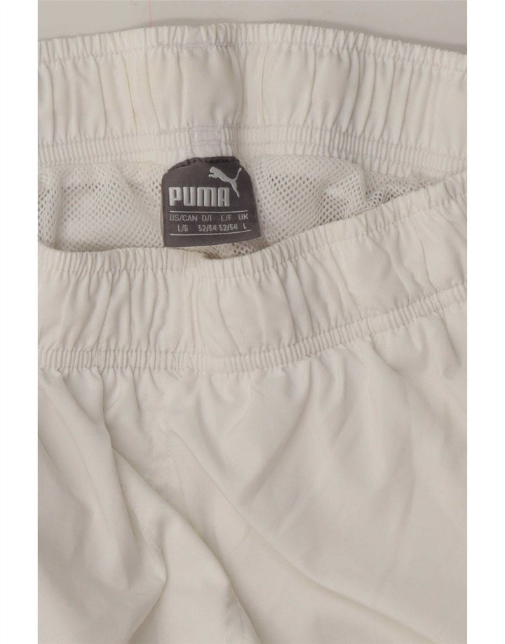 Puma Mens Sport Shorts Large White