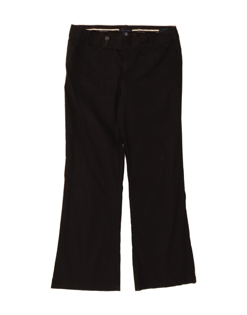 TOMMY HILFIGER Womens Bootcut Casual Trousers US 6 Medium W32 L29 Black Vintage Tommy Hilfiger and Second-Hand Tommy Hilfiger from Messina Hembry 