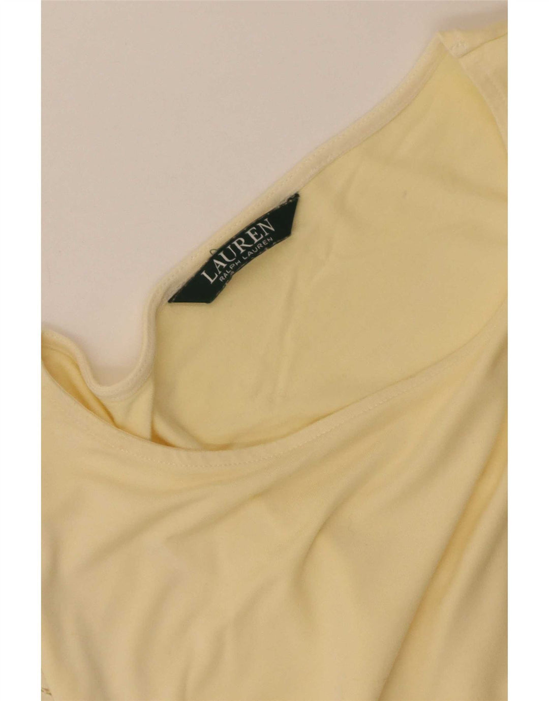 Ralph Lauren Womens T-Shirt Top UK 10 Small Yellow