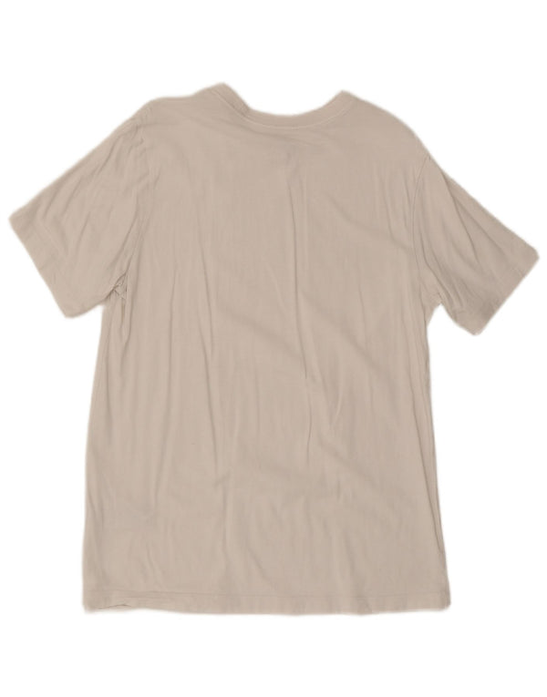 Nike Mens Graphic T-Shirt Top Medium White Cotton