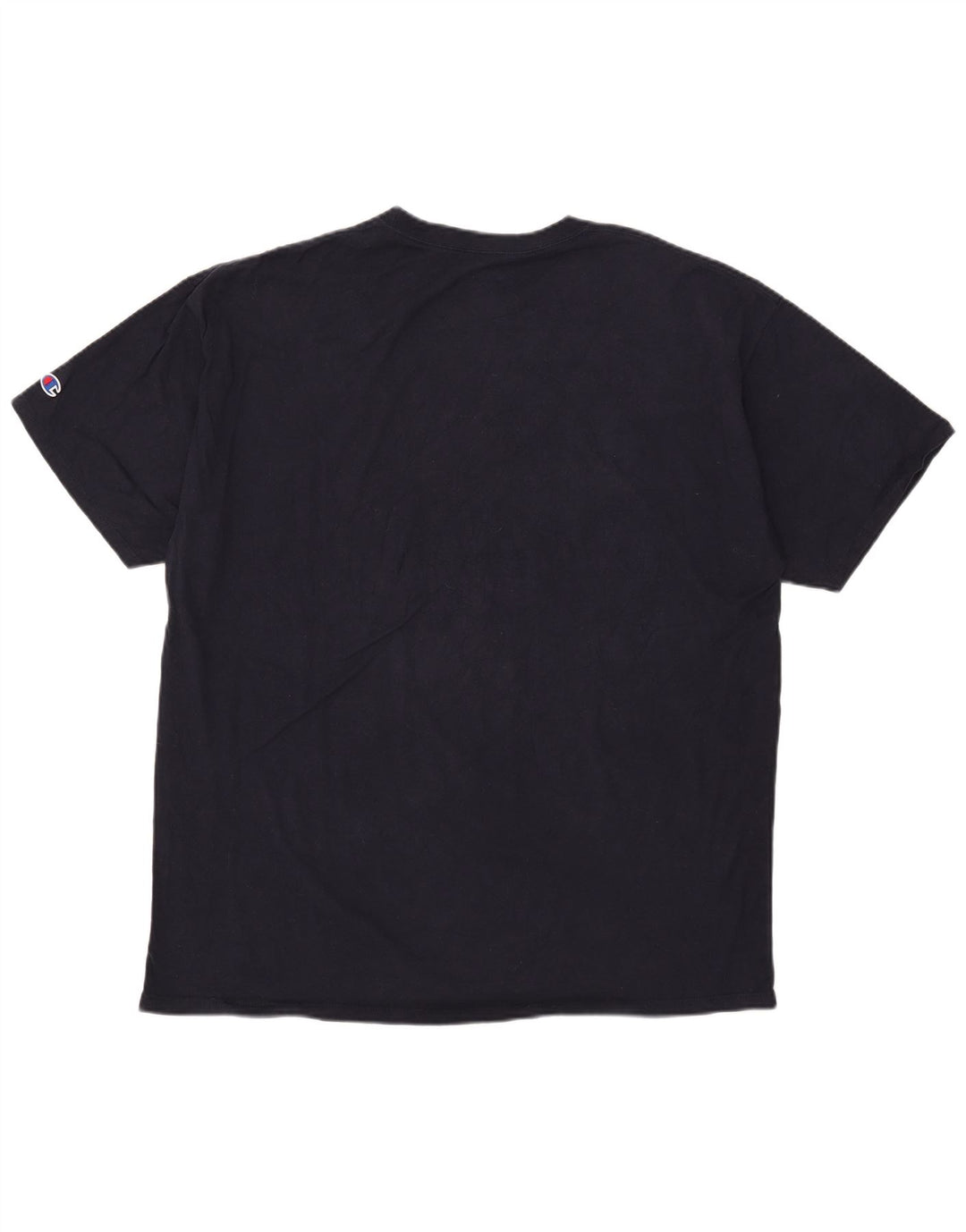 Champion Mens T-Shirt Top 2XL Navy Blue Cotton