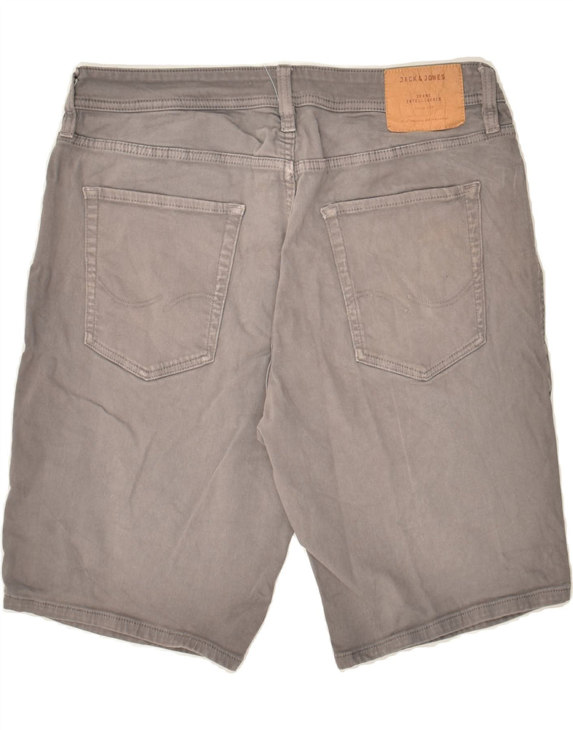 JACK & JONES Mens Regular Fit Denim Shorts Large W32 Grey Cotton | Vintage Jack & Jones | Thrift | Second-Hand Jack & Jones | Used Clothing | Messina Hembry 