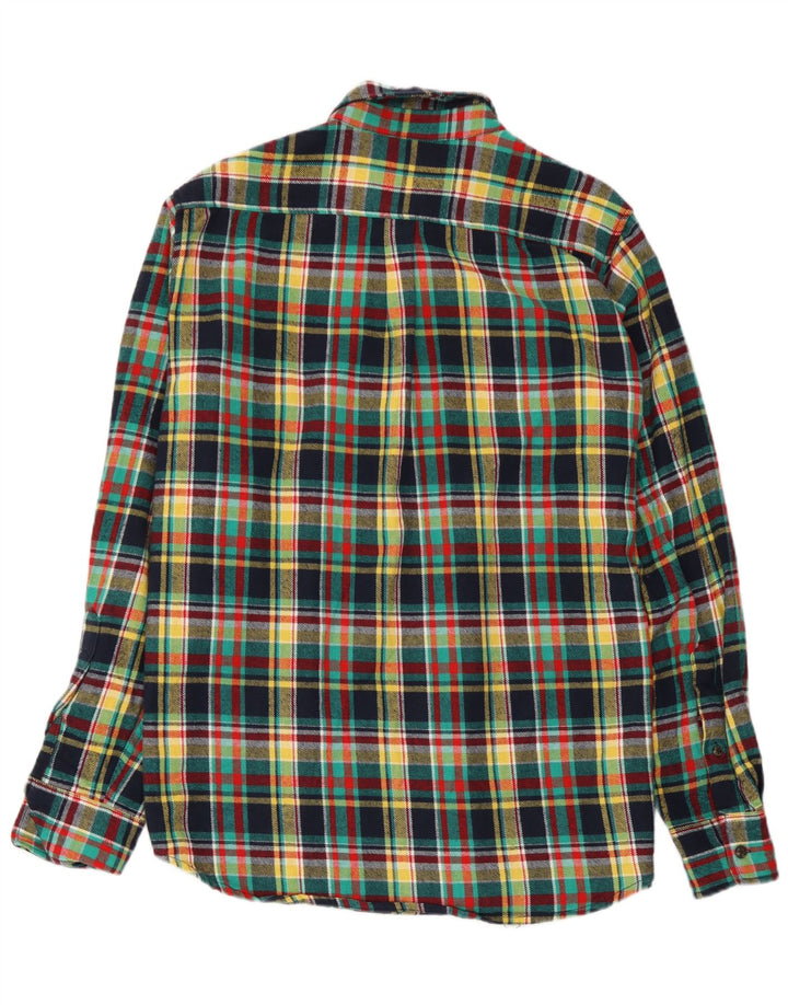 Scout Mens Flannel Shirt Large Multicoloured Check Cotton