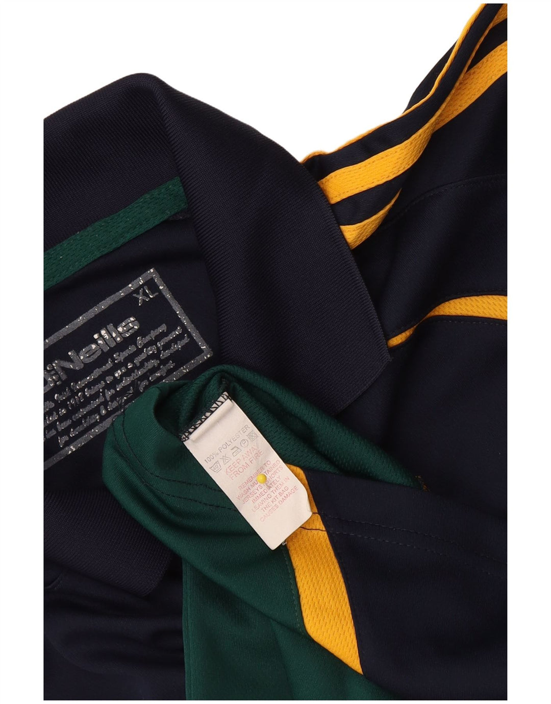 O'Neills Mens Polo Shirt XL Navy Blue Colourblock Polyester