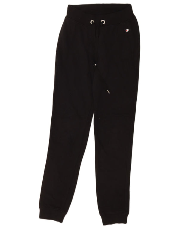 Champion Womens Heritage Classics Tracksuit Trousers Joggers UK 4 XS Black