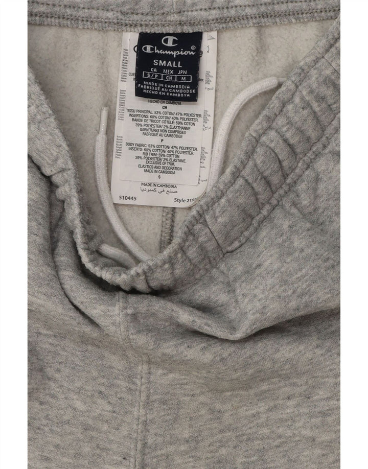 Champion Mens Tracksuit Trousers Joggers Small Grey Cotton