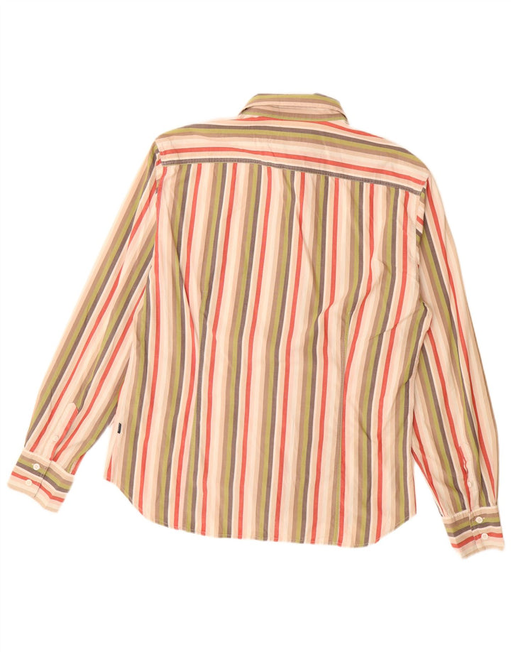 Paul Smith Mens Shirt Large Multicoloured Striped Cotton
