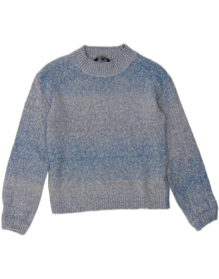 Crew Clothing Womens Turtle Neck Jumper Sweater UK 10 Small Blue
