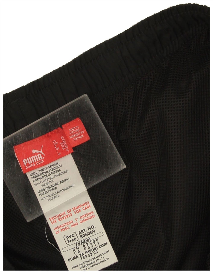 Puma Mens Graphic Bermuda Sport Shorts XL  Black Polyester