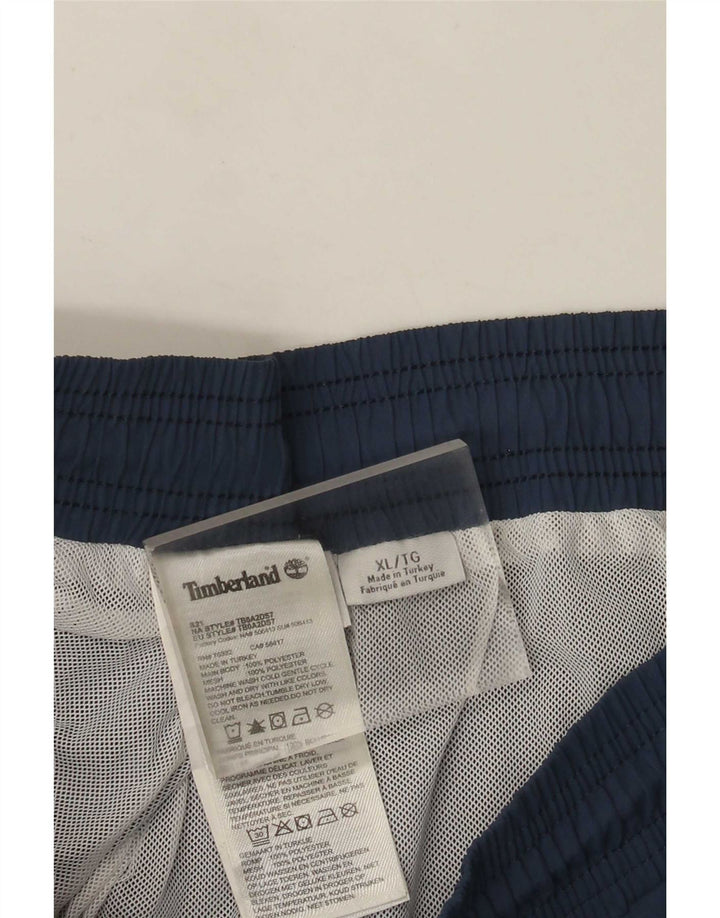 Timberland Mens Swimming Shorts XL Navy Blue Polyester