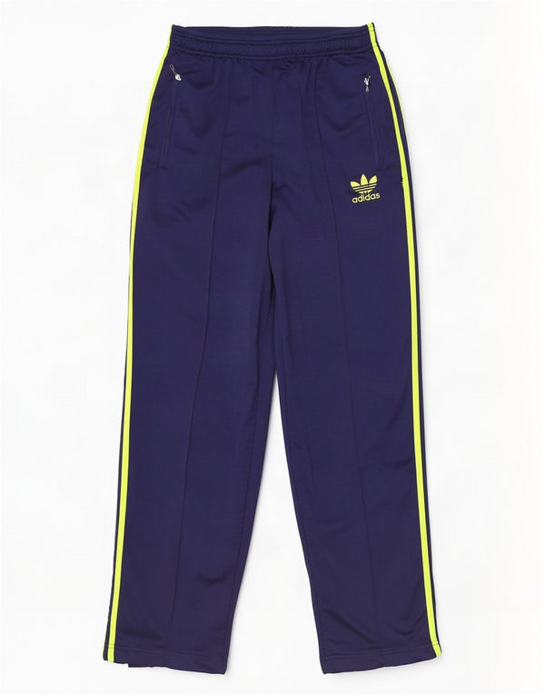 Adidas Mens Tracksuit Trousers UK 38/40 Medium Navy Blue Polyester