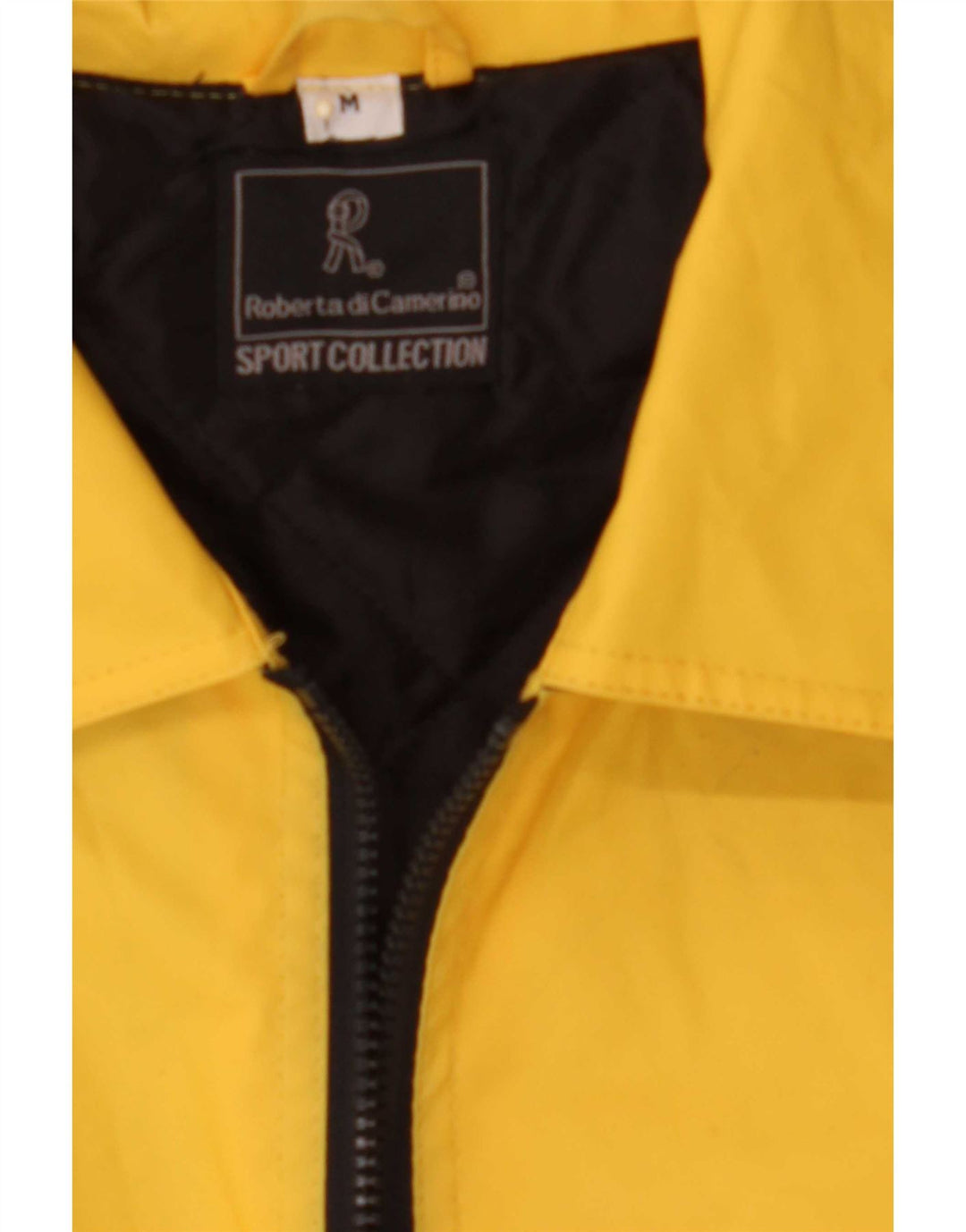Roberta di Camerino Mens Rain Jacket UK 38 Medium Yellow PVC