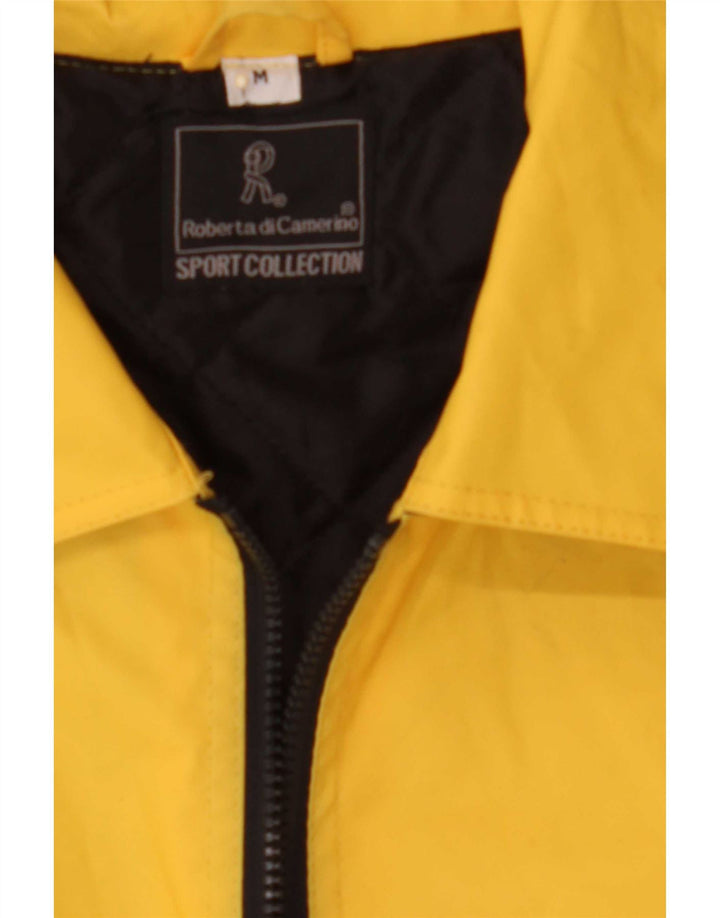 Roberta di Camerino Mens Rain Jacket UK 38 Medium Yellow PVC