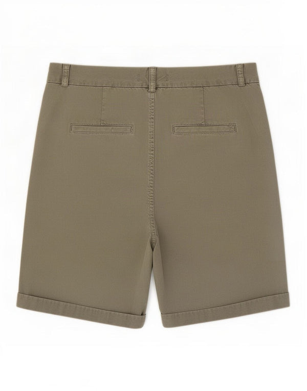 Marks & Spencer Womens Chino Shorts UK 10 Small W30 Khaki Cotton