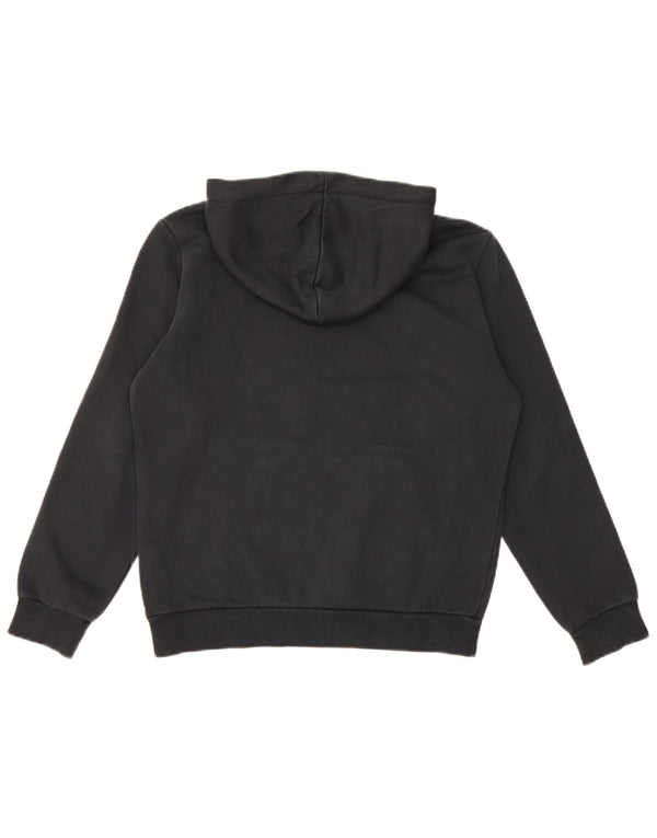 Puma Mens Graphic Hoodie Jumper XS Black Cotton
