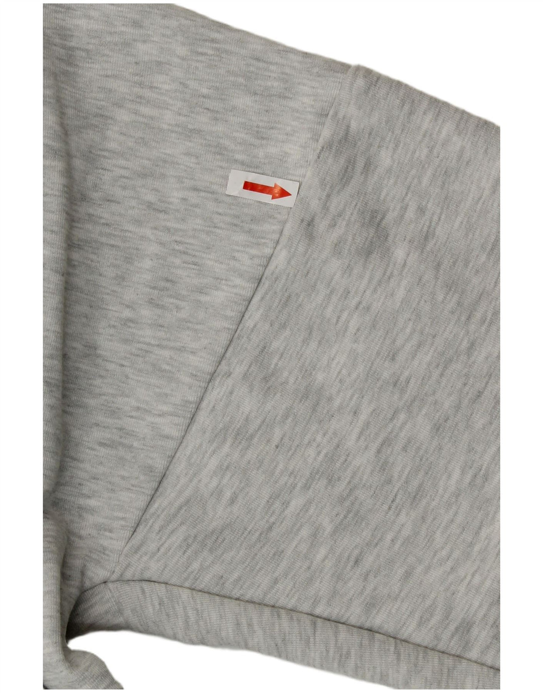 Adidas Womens Crop Oversized Sweatshirt Jumper UK 4/6 XS Grey Cotton