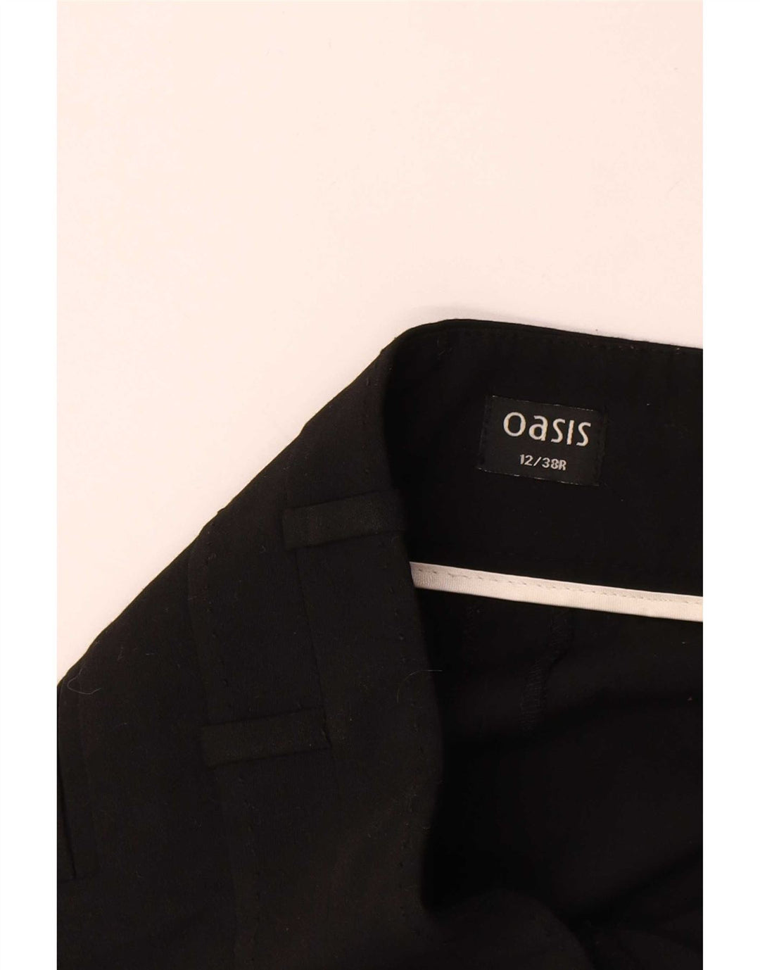 Oasis Womens Bootcut Casual Trousers UK 12 Medium W34 L29 Black Polyester
