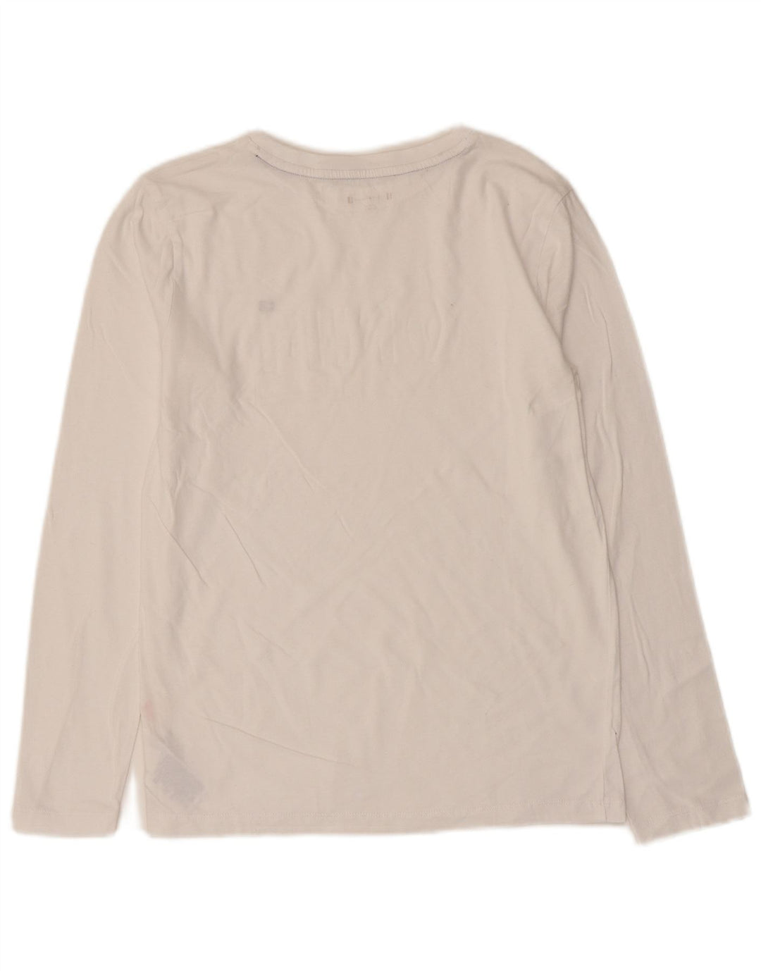 Tommy Hilfiger Boys Top Long Sleeve 12-13 Years White Cotton