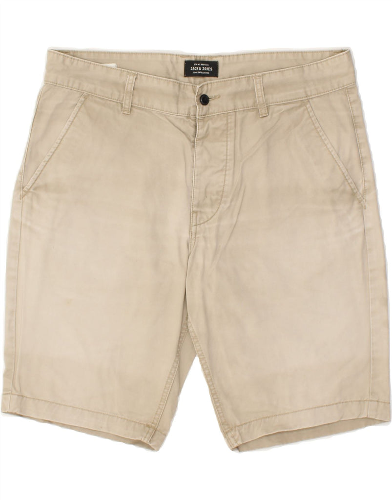 JACK & JONES Mens Regular Fit Chino Shorts Large W36 Grey Cotton | Vintage Jack & Jones | Thrift | Second-Hand Jack & Jones | Used Clothing | Messina Hembry 