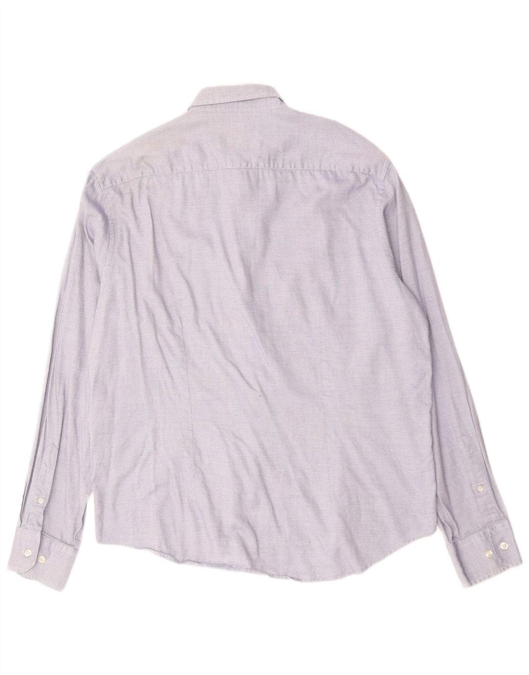 FRED PERRY Mens Slim Fit Shirt 2XL Blue Cotton