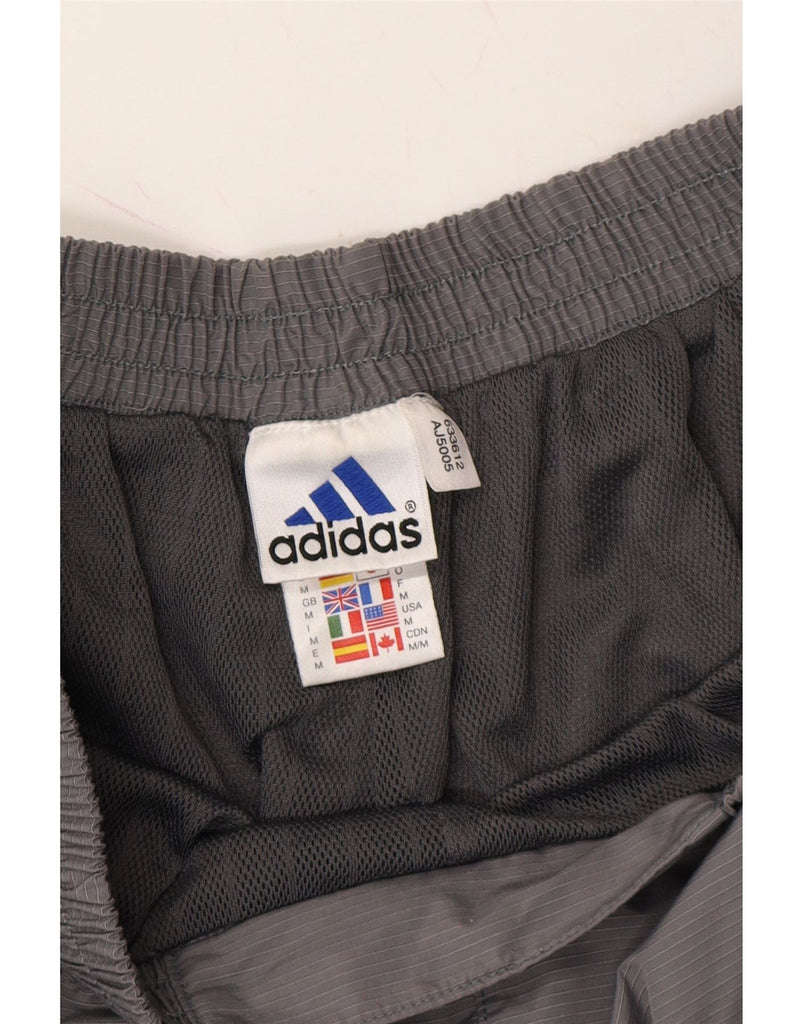 ADIDAS Mens Cargo Tracksuit Trousers Medium Grey Polyester Vintage Adidas and Second-Hand Adidas from Messina Hembry 