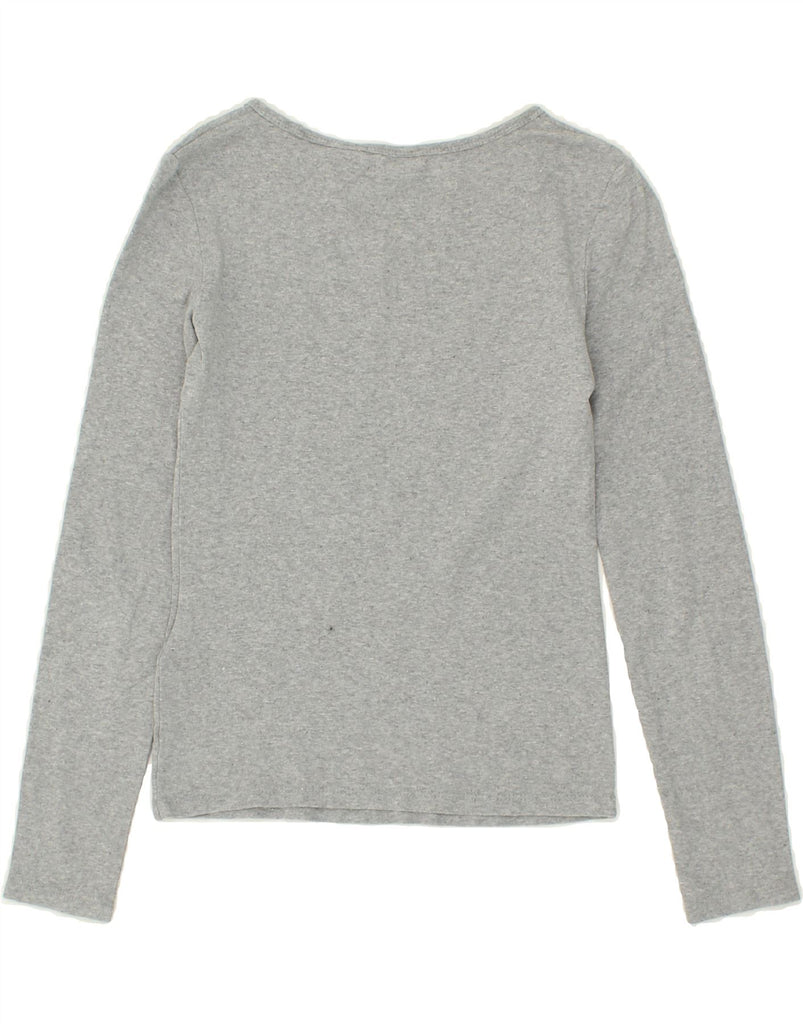 LEVI'S Womens Top Long Sleeve UK 6 XS Grey Cotton Vintage Levi's and Second-Hand Levi's from Messina Hembry 