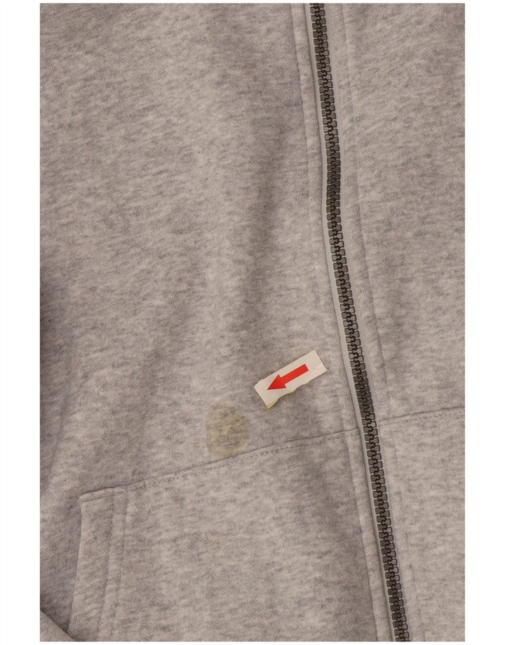 Tommy Hilfiger Mens Zip Hoodie Sweater Large Grey Cotton