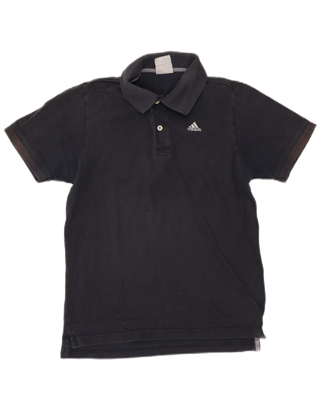 Adidas Mens Polo Shirt Small Navy Blue Cotton