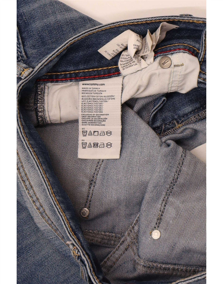 Tommy Hilfiger Womens Slim Jeans W30 L29 Blue Cotton