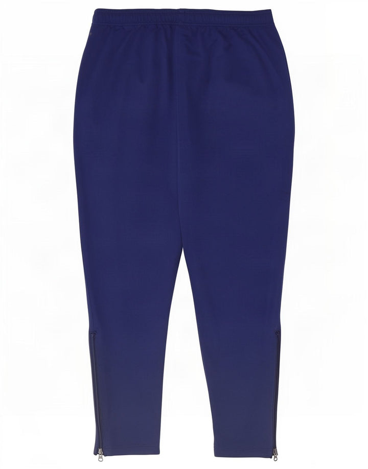 Adidas Mens Climalite Tracksuit Trousers XL Navy Blue Polyester