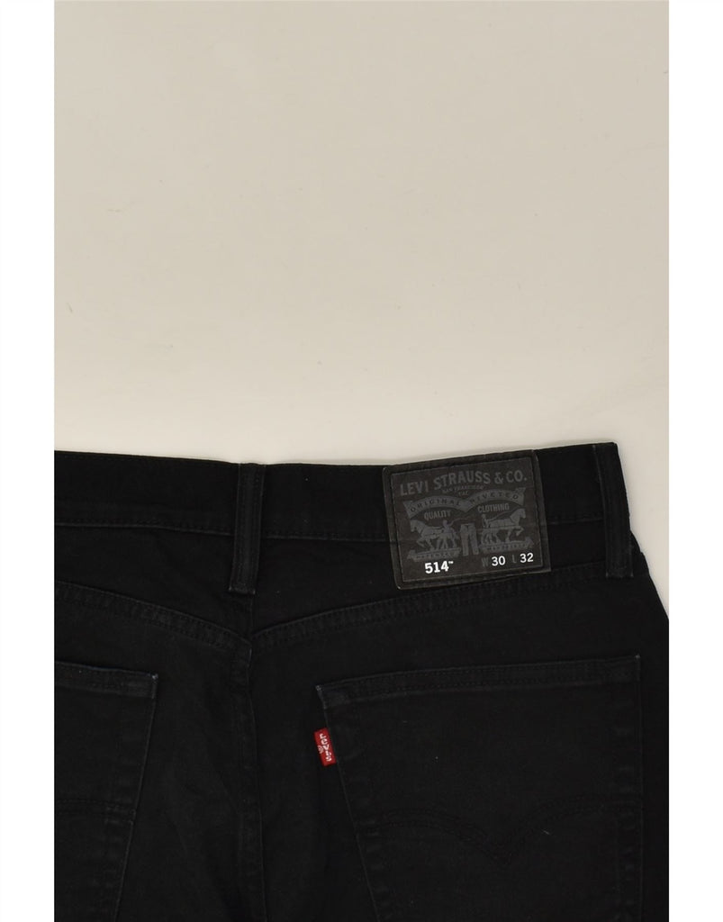 LEVI'S Mens 514 Straight Jeans W30 L32  Black Cotton | Vintage Levi's | Thrift | Second-Hand Levi's | Used Clothing | Messina Hembry 