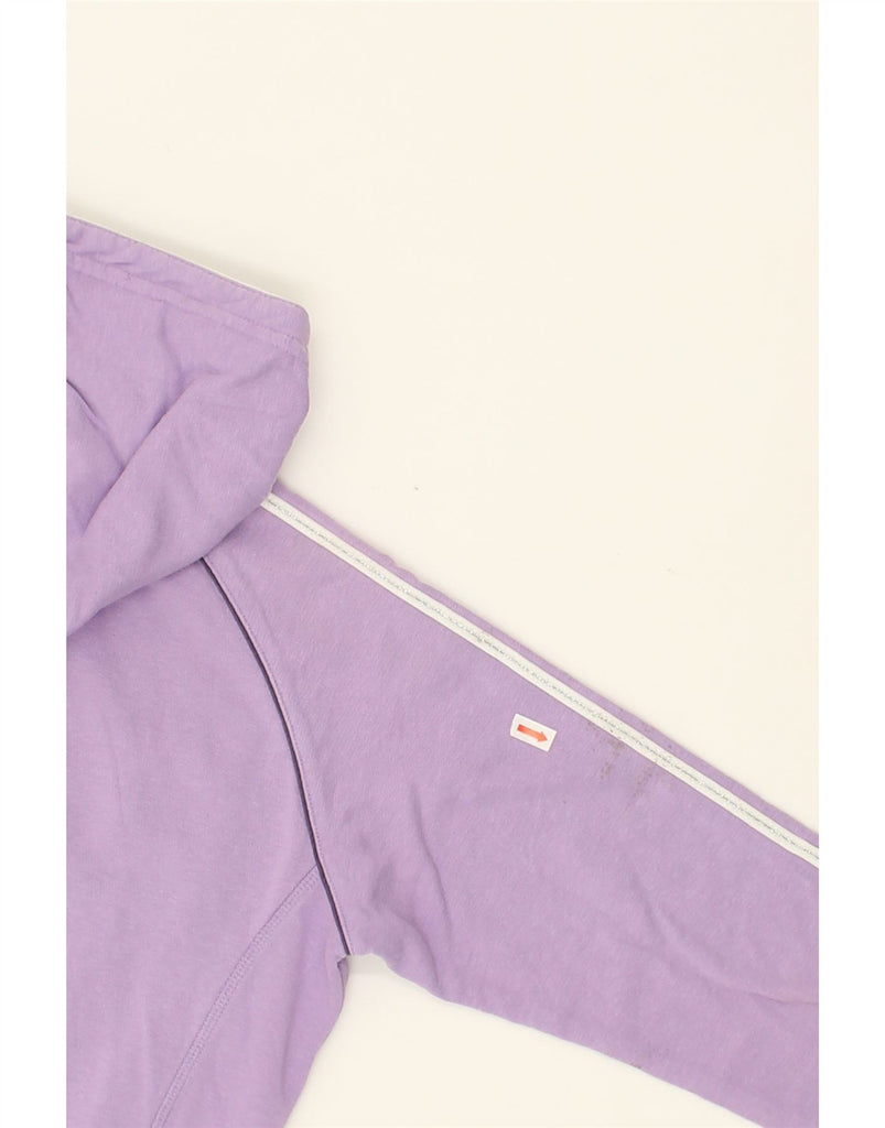 CHAMPION Girls Zip Hoodie Sweater 11-12 Years Large  Purple Cotton | Vintage Champion | Thrift | Second-Hand Champion | Used Clothing | Messina Hembry 