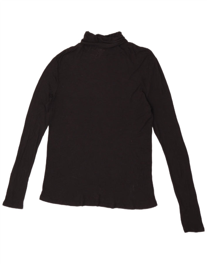 Zara Womens Top Long Sleeve UK 16 Large Black