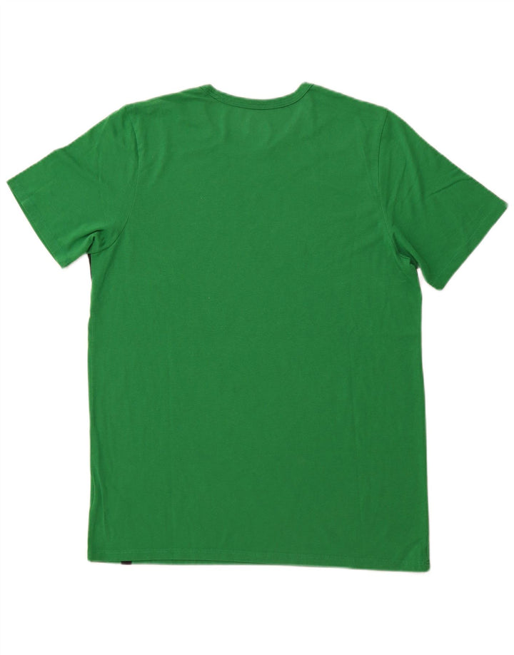 NIKE Mens Oregon Ducks Graphic T-Shirt Top Medium Green Colourblock
