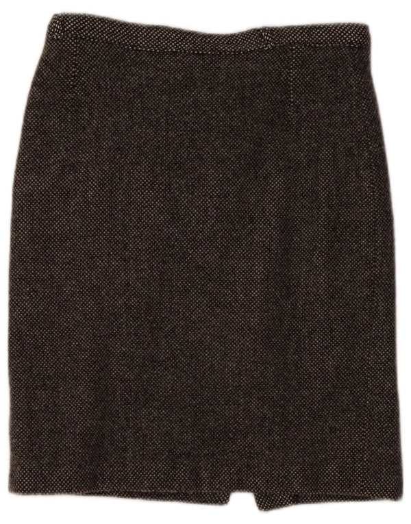 Eastex Womens Pencil Skirt UK 20 2XL W32  Black Spotted