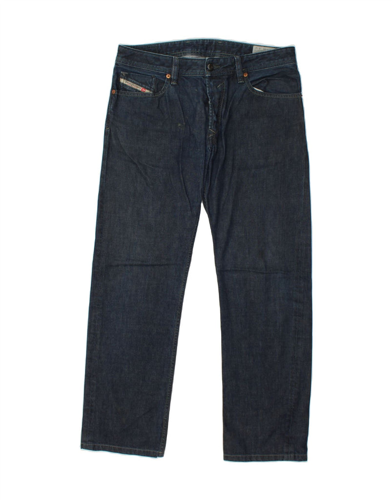 DIESEL Mens Waykee Regular Straight Jeans W31 L32 Navy Blue | Vintage Diesel | Thrift | Second-Hand Diesel | Used Clothing | Messina Hembry 