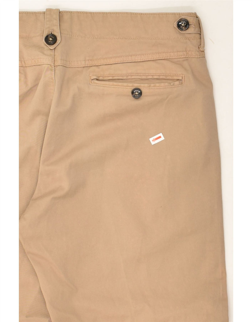 MASSIMO DUTTI Womens Straight Chino Trousers EU 42 Large W32 l25 Beige | Vintage Massimo Dutti | Thrift | Second-Hand Massimo Dutti | Used Clothing | Messina Hembry 