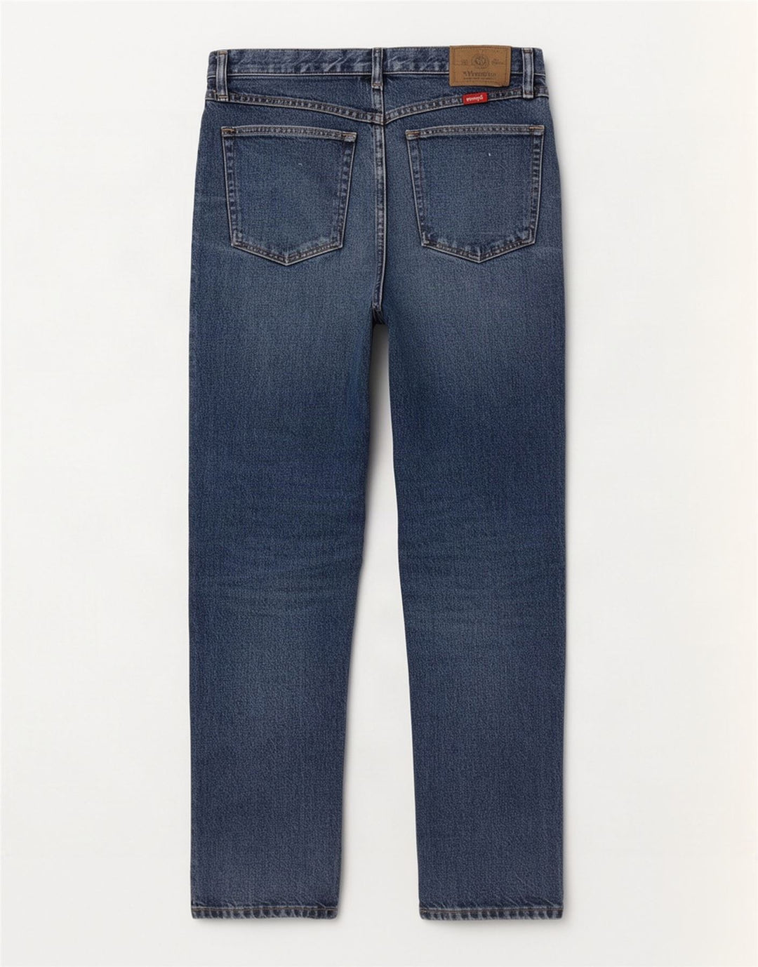 Wrangler Mens Straight Jeans W32 L30 Blue Cotton