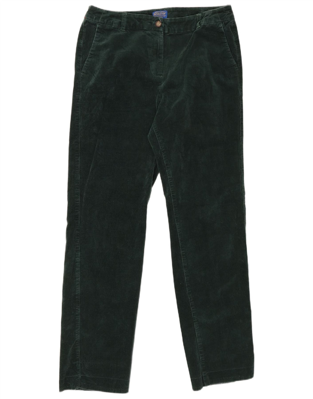 Pendleton Womens Corduroy Trousers US 12 Large W32 L31 Green Cotton