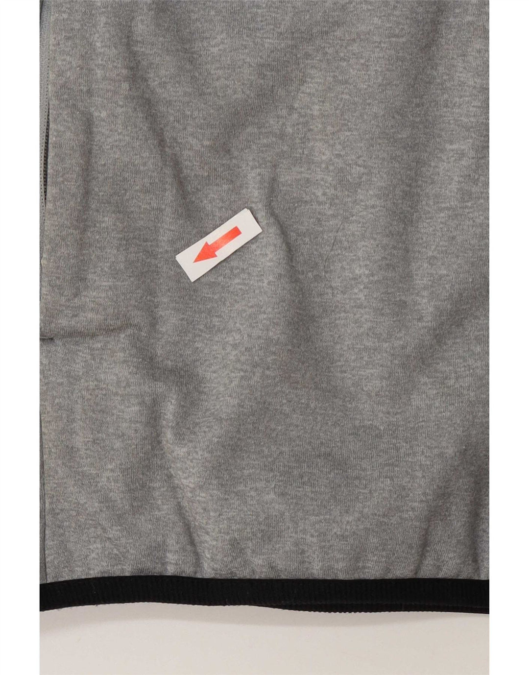 Adidas Mens Zip Neck Pullover Tracksuit Top 2XL Grey Colourblock Polyester